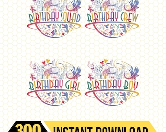 Universal Studios Birthday PNG, Disneyland Birthday Boy Girl Png, Family Birthday Gift, Universal Trip, Best Birthday Ever, Digital Download