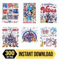 Mickey and Friends 4th July 2026 Bundle Png, Disneyland Independence Day Png, Disneyland Family, Walt Disneyworld, Magical Castle Png product logo