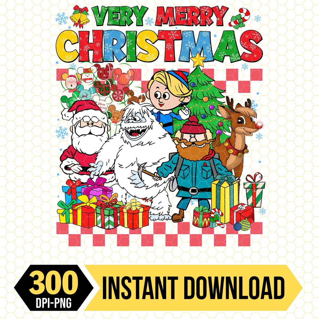 Very Merry Christmas Rudolph Png, the Red Nosed Reindeer Christmas Png ...