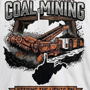 West Virginia Coal Mining PNG, Continuous Miner, Shuttle Car (Digital Download)