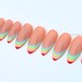 wink2468 reviewed SPECTRUM Nude Rainbow Tips French Manicure Press on Nails | Fake Nails | False Nails | Glue On Nails | Nail Art | Gel Nails | Acrylic Nails
