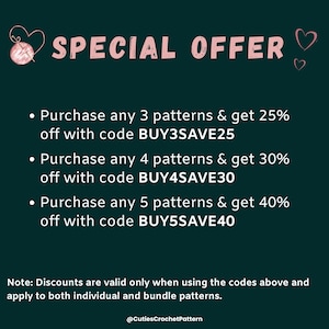 Crochet Pattern Special Offer