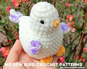 No-Sew Amigurumi Bird Crochet Pattern: Easy Beginner Project (PDF)
