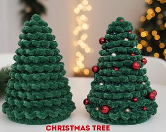 Christmas Tree Crochet Pattern | Easy Holiday Decor (PDF Pattern)