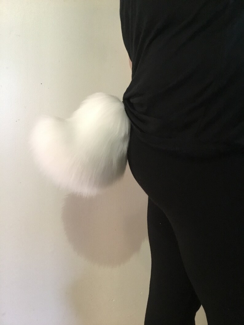 Fluffy Solid Fursuit Nub Tails