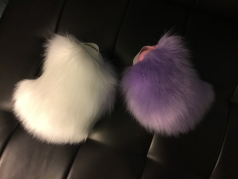 Fluffy Solid Fursuit Nub Tails
