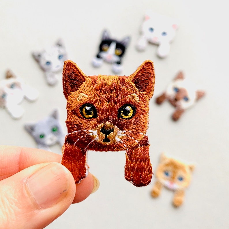 Patch CAT cats 1AQuality Ironing Patch Sew Iron On Sewing Etsy