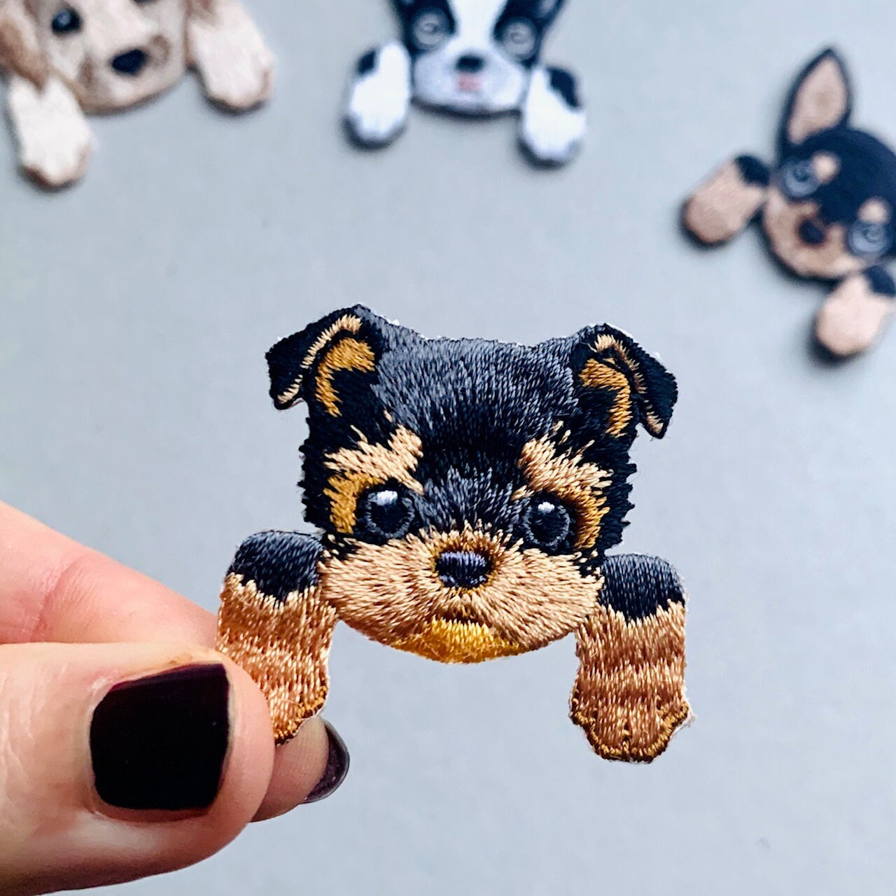 Terrier patch HIGH QUALITY DOG Bulldog Dalmatian Border Collie Golden Retriever Pit bull|pug Chihuahua Patch Sew it Iron On Dobermann