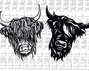 Free Free 240 Scottish Highland Cow Svg SVG PNG EPS DXF File