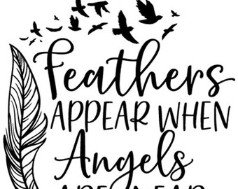 Free Free 330 Feathers Appear When Angels Are Near Svg Free SVG PNG EPS DXF File
