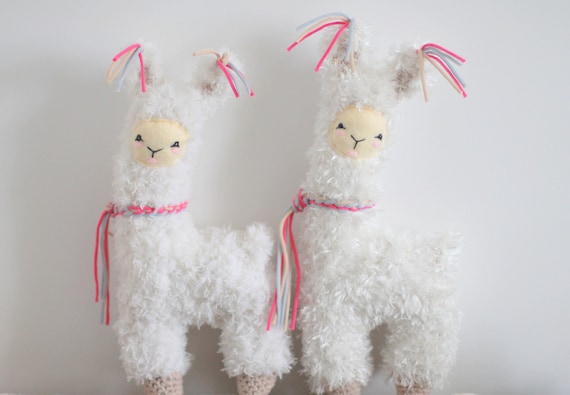 fluffy alpaca toy
