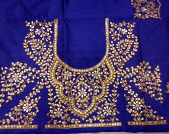 Designer Gotapatti blouse
