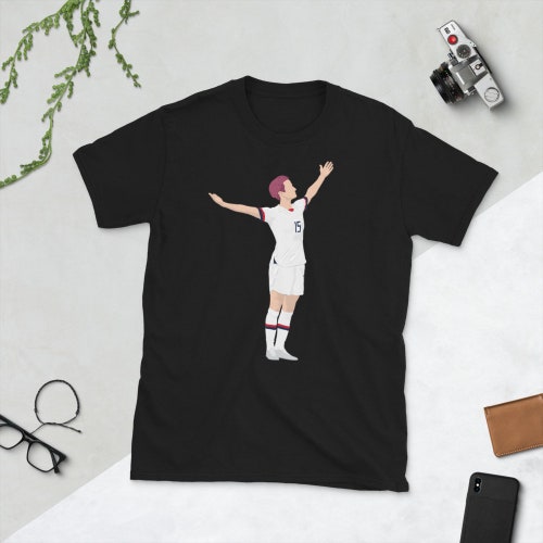 Soccer féminin, célébration des buts T-shirt unisexe à manches courtes, tee-shirt The Victory Pose, cadeau de soccer féminin américain