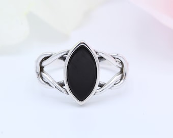Black Onyx Ring 925 Solid Sterling Silver Handmade Jewelry Size F-Z 1/2 UK Black Onyx Ring 925 Solid Sterling Silver Handmade Jewelry Size F-Z 1/2 UK