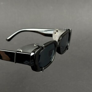 UNIVERSAL side shields for eyeglasses, Removable side shields for sunglasses, Leather side shields for protect your eyes,