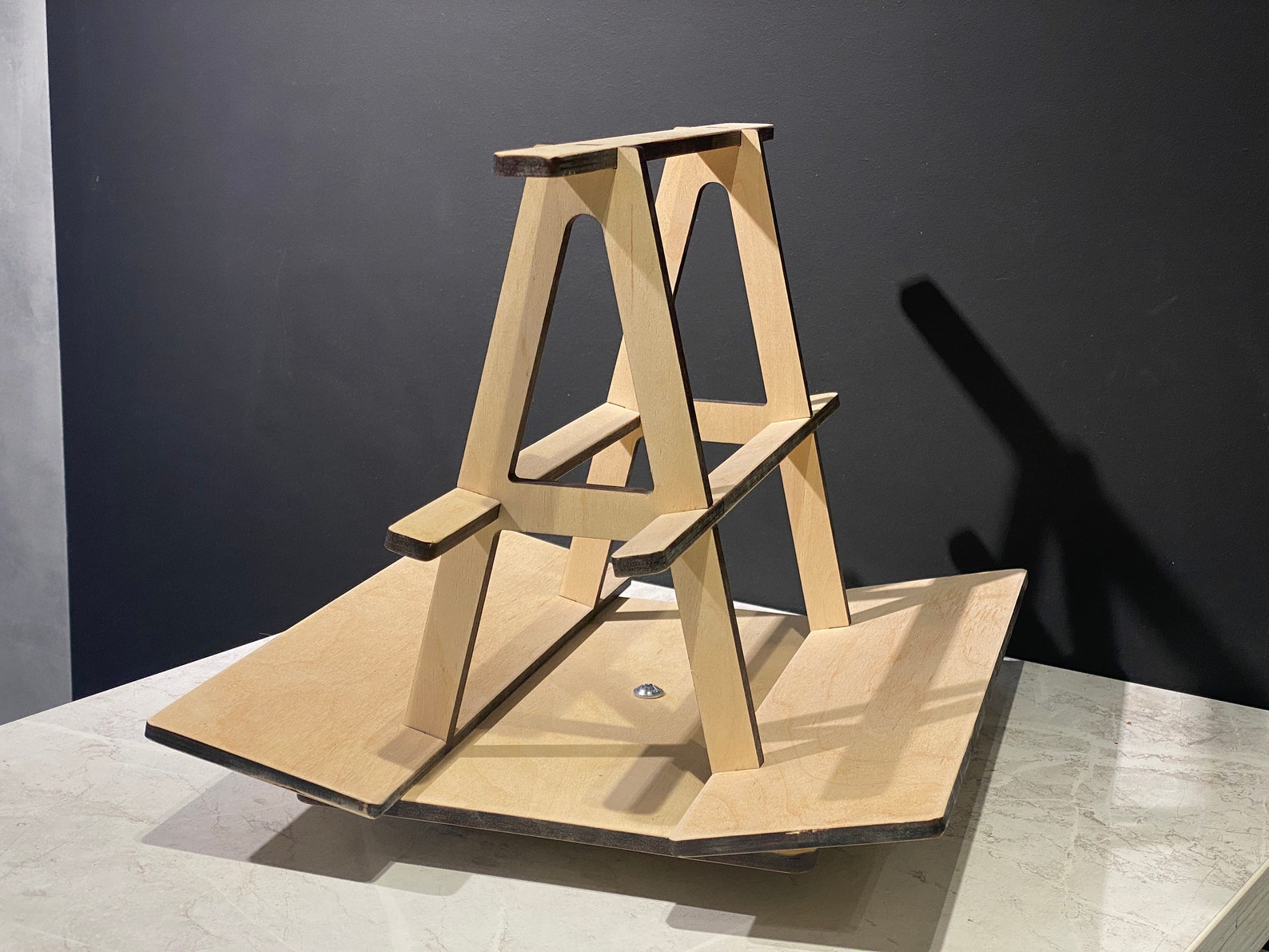 Twosided Custom Rotating Book Carousel Stand Etsy