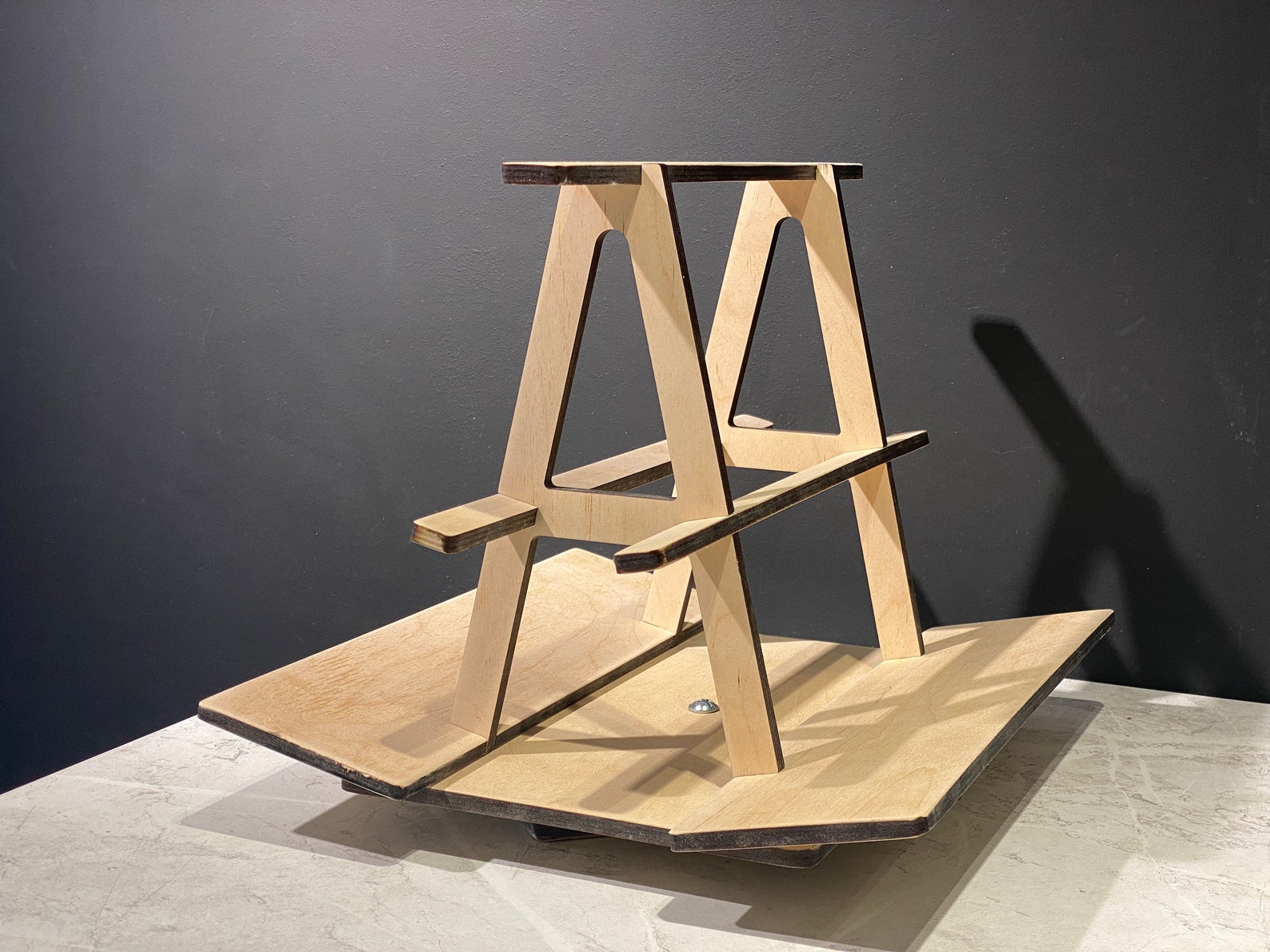 Twosided Custom Rotating Book Carousel Stand Etsy