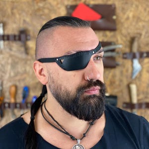 Leather Eye Patch | Eye Patch | Man Eye Patch | Woman Eye Patch | Unisex Eye Patch | Slim Eye Patch |  Medical Eye Patch, augenklappe