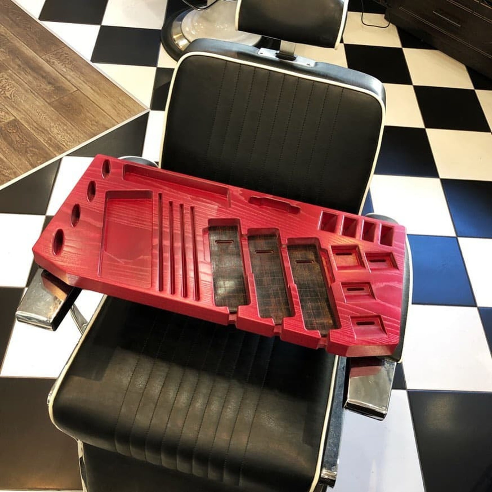 Barber Tool Wood Box Hairdresser tool box Barber tool stand Etsy