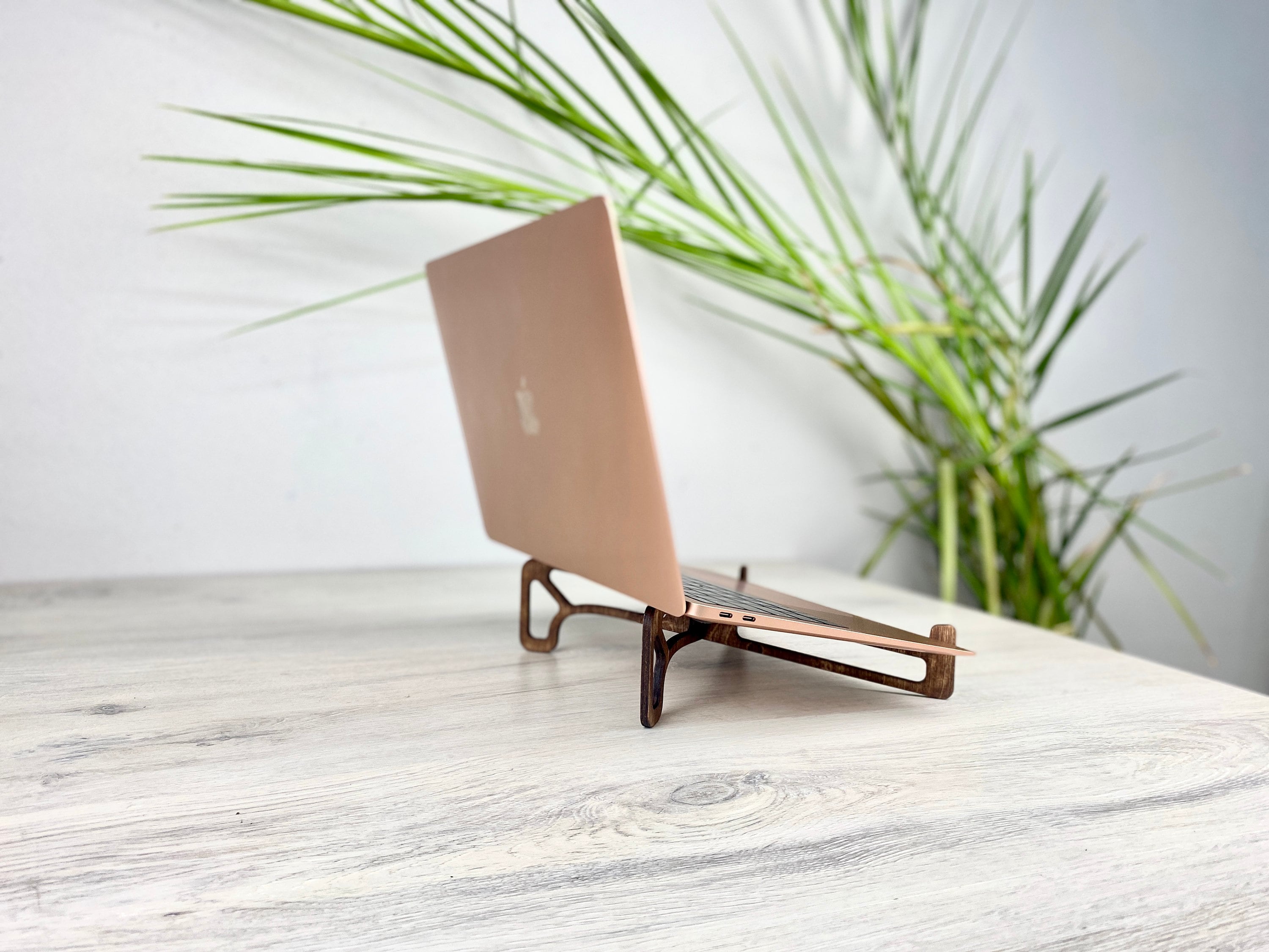 Wood Laptop Stand Portable Wood Laptop Stand Personalized Etsy