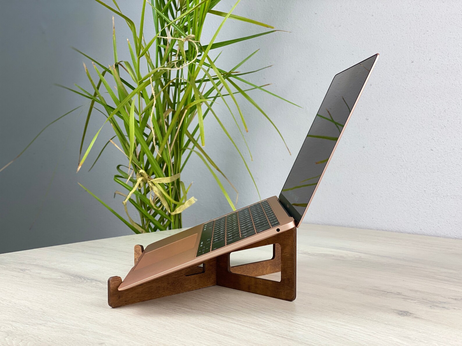 Holz LaptopStänder Tragbare Holz LaptopStänder Etsy