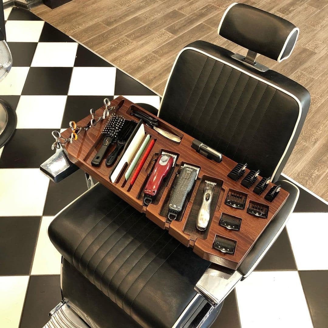 Barber Tool Wood Box Hairdresser tool box Barber tool stand Etsy