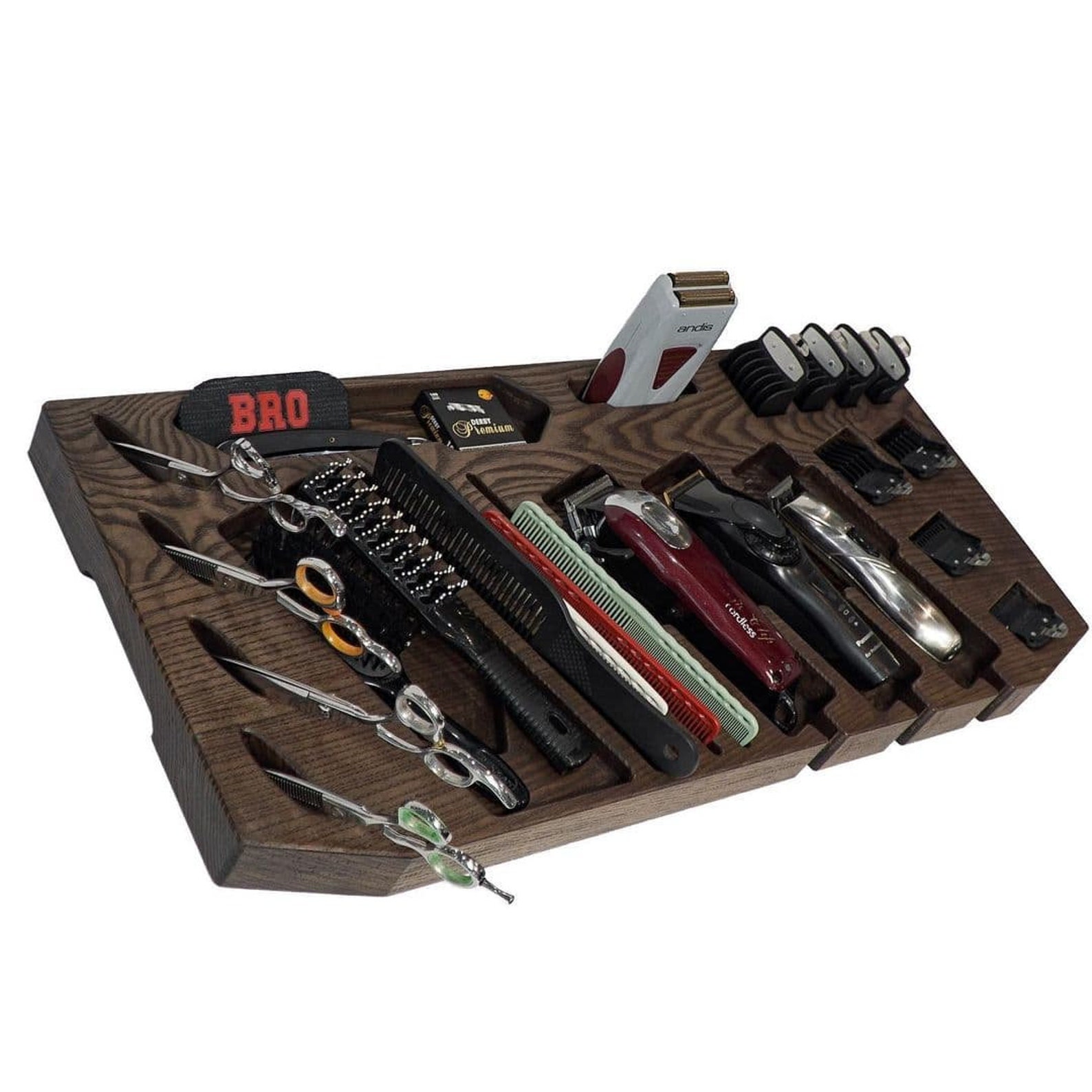 Barber Tool Wood Box Hairdresser tool box Barber tool stand Etsy