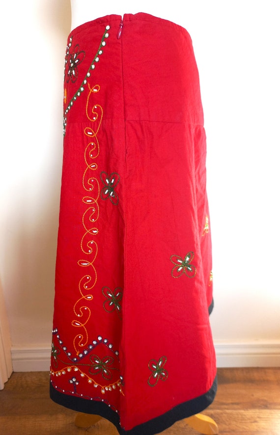 Vibrant Indian Ethnic Mirror Embroidered Hippie B… - image 5