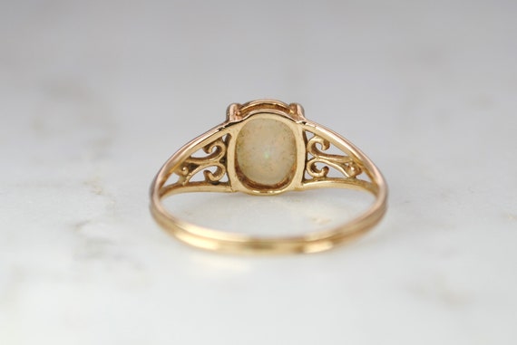 Vintage 9ct gold and opal ring - image 6