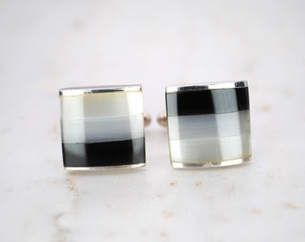 Vintage mother of pearl cuff links