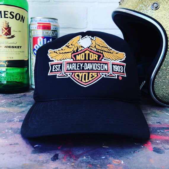 Vintage 1980’s Harley Davidson Trucker Hat