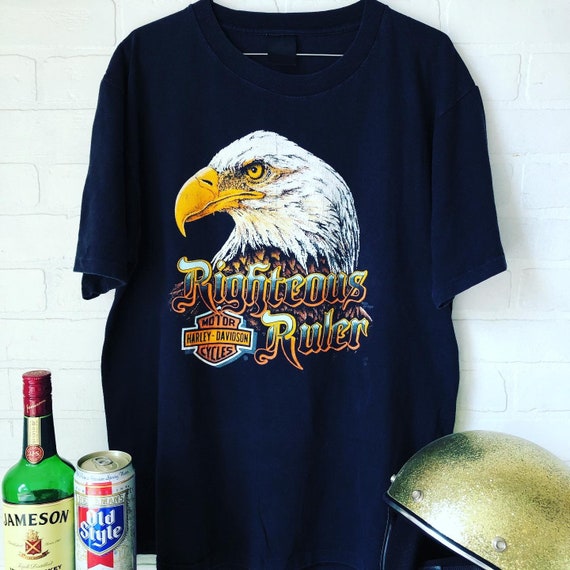 Vintage 1980’s Harley Davidson 3D Emblem T-Shirt