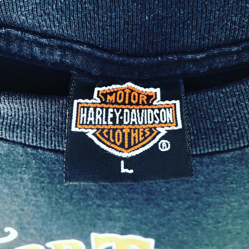 Vintage 1991 Harley Davidson 3D Emblem T-Shirt
