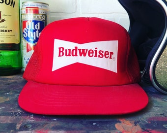 Vintage 1980’s Budweiser Trucker Hat