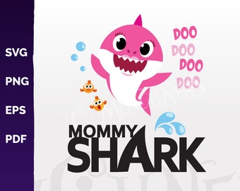 Mommy Shark Svg Etsy