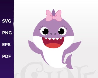Free Free 304 Baby Shark Bow Svg SVG PNG EPS DXF File