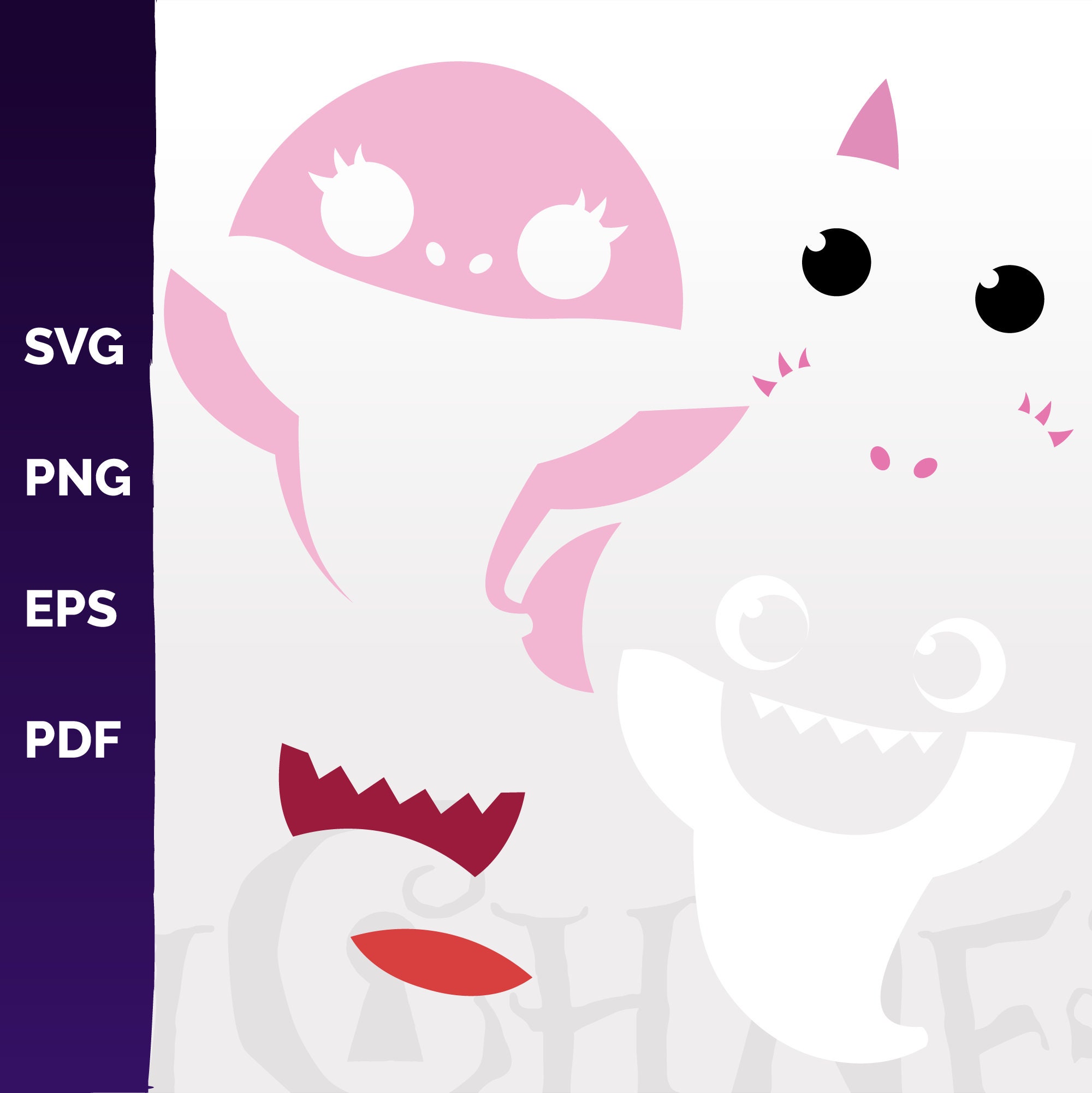 Free Free 314 Baby Shark Pink Svg SVG PNG EPS DXF File