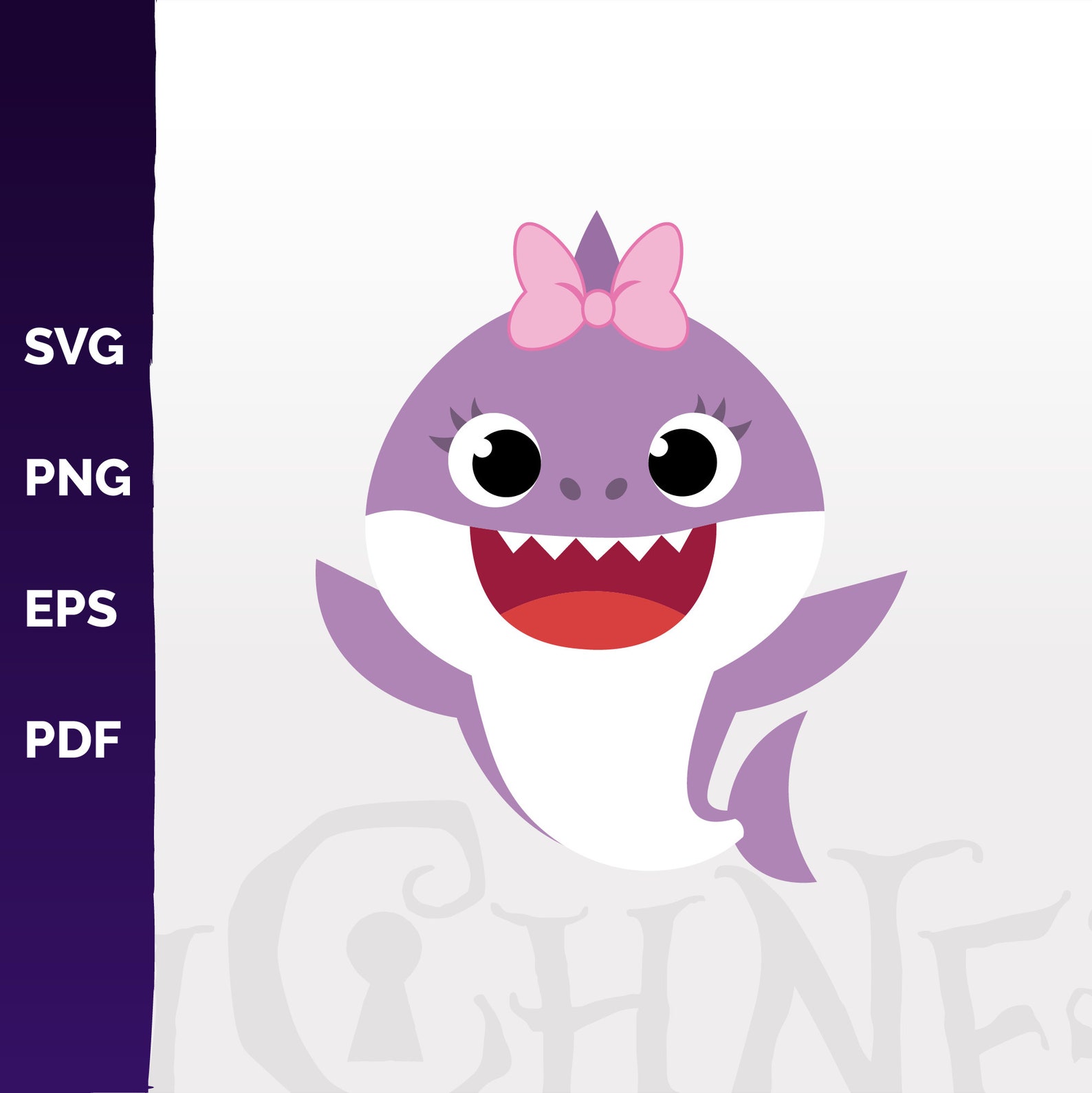 Free Free Baby Shark Bow Svg 847 SVG PNG EPS DXF File