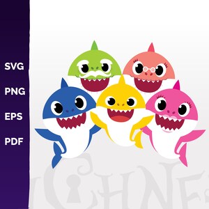 Shark Family Bundle Svg Baby Shark Png Daddy Shark Jpg Etsy Shark Family Bundle Svg Baby Shark Png Daddy Shark Jpg Etsy
