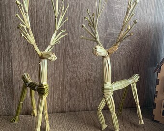 animals from straw, fish, statues from straw, statues, butterfly, birds from straw, ram, bull from straw, handmade from Ukraine