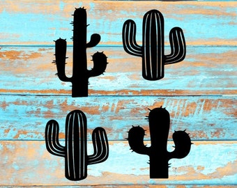 Cactus SVG: Desert Plant Clipart (Digital Download)