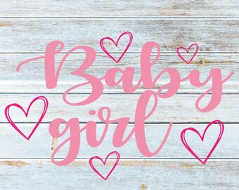 Baby Mädchen SVG, Baby Body SVG, Baby Shower SVG, Baby Mädchen SVG Digital Download, Cricut, Silhouette, Glowforge ( svg/dxf/png )