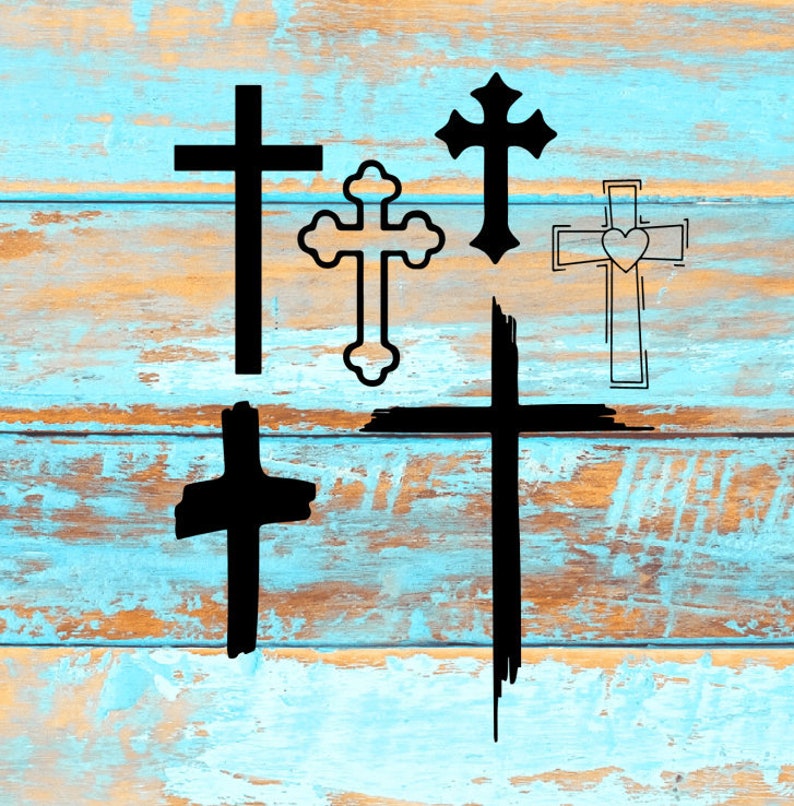 Cross SVG, Easter SVG, Religious SVG, Jesus, Digital Download image 1