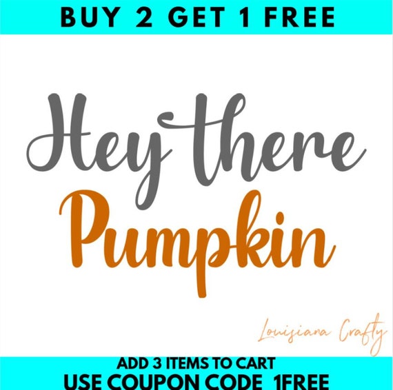 Hey There Pumpkin SVG Pumpkin Svg Fall Sign Fall Decor Svg | Etsy