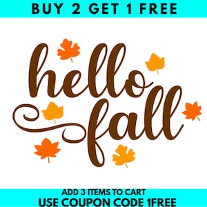 Hello Fall SVG, Hello Fall,  Fall Door Sign SVG, Fall Svg,Halloween SVG, Digital Download, Cricut, Silhouette, Glowforge ( svg/dxf/png/eps )