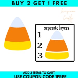 Candy Corn SVG: Halloween Clipart (Digital Download)