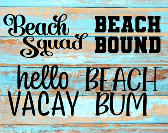 Beach Squad SVG: Vacation Bundle (Digital Download)