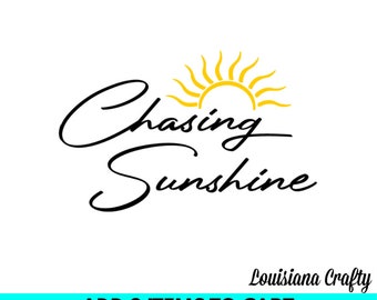 Chasing Sunshine Beach Shirt Design (Digital Image SVG/PNG)