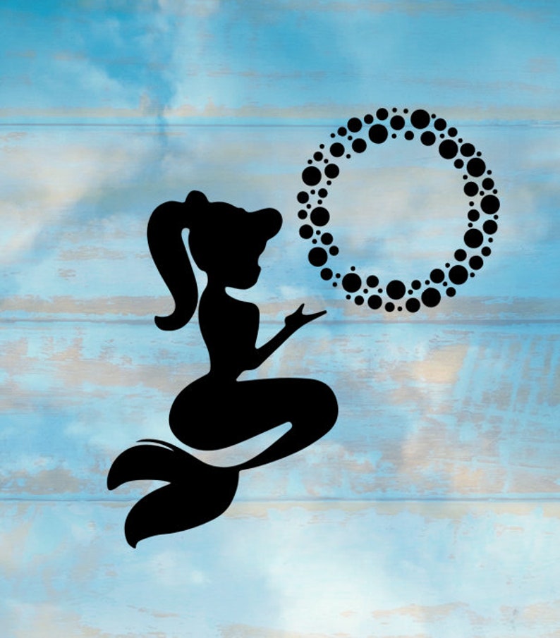 Free Free 136 Mermaid Initial Svg SVG PNG EPS DXF File