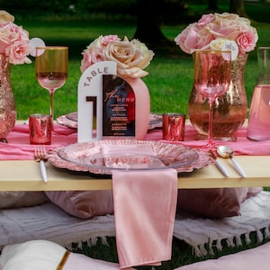 Acrylic Menu Table Number